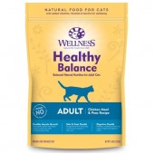 Wellness Healthy Balance Cat Food Adult Chicken Meal & Peas Recipe 